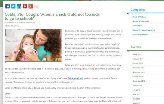 Pediatric ER Campaign_Blog